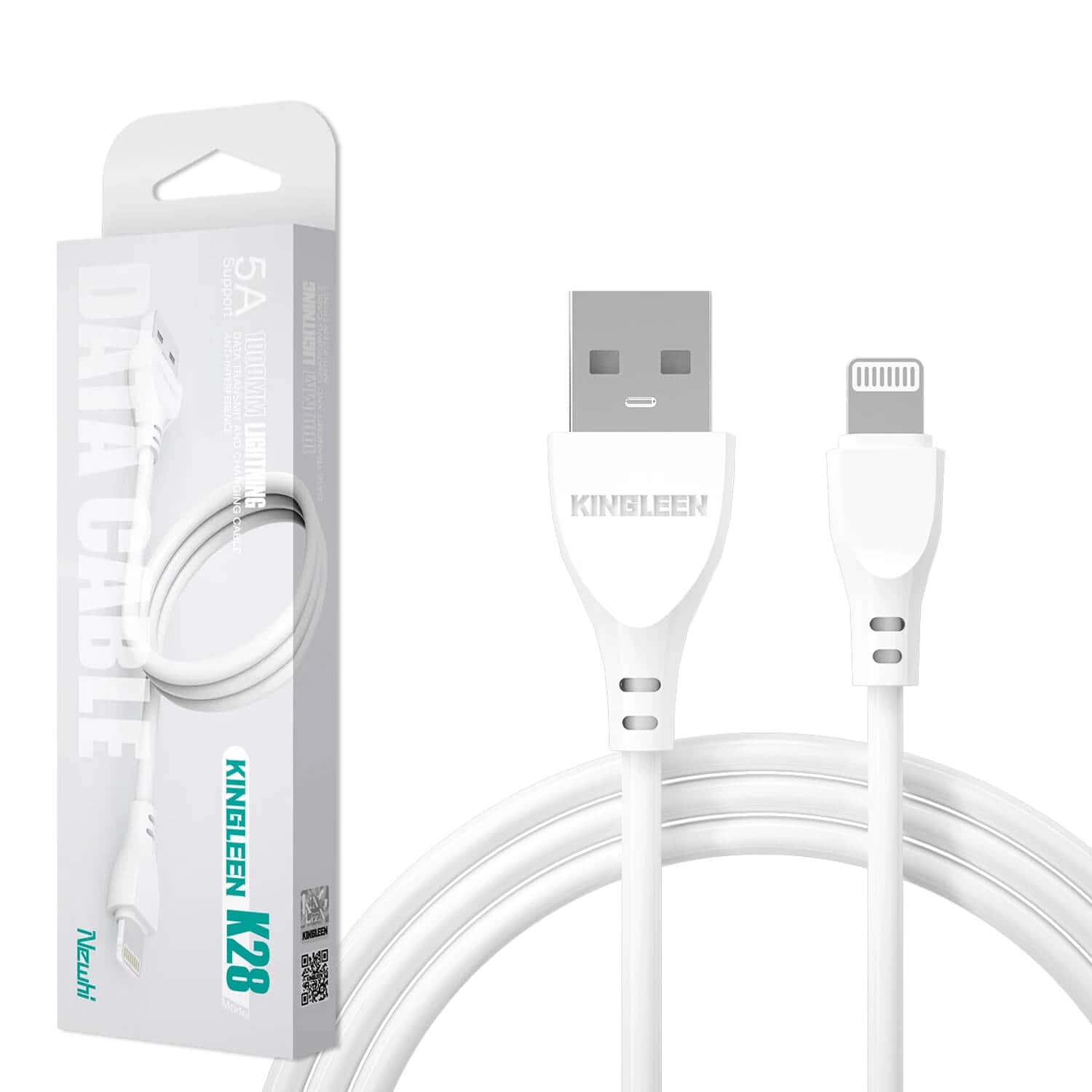 KINGLEEN (K28) 1M 5A Lightning Fast Charging High Quality Data Sync Cable Cord For Apple iPhone iPad iPod KINGLEEN (K28) 1M 5A Lightning Fast Charging High Quality Data Sync Cable Cord For Apple iPhone iPad iPod